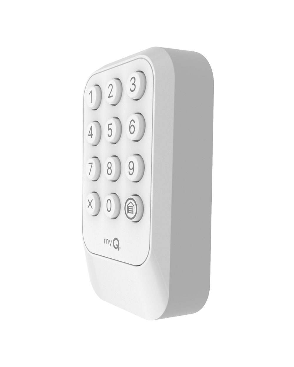 Included LiftMaster L979M outdoor wireless keypad with illuminated buttons